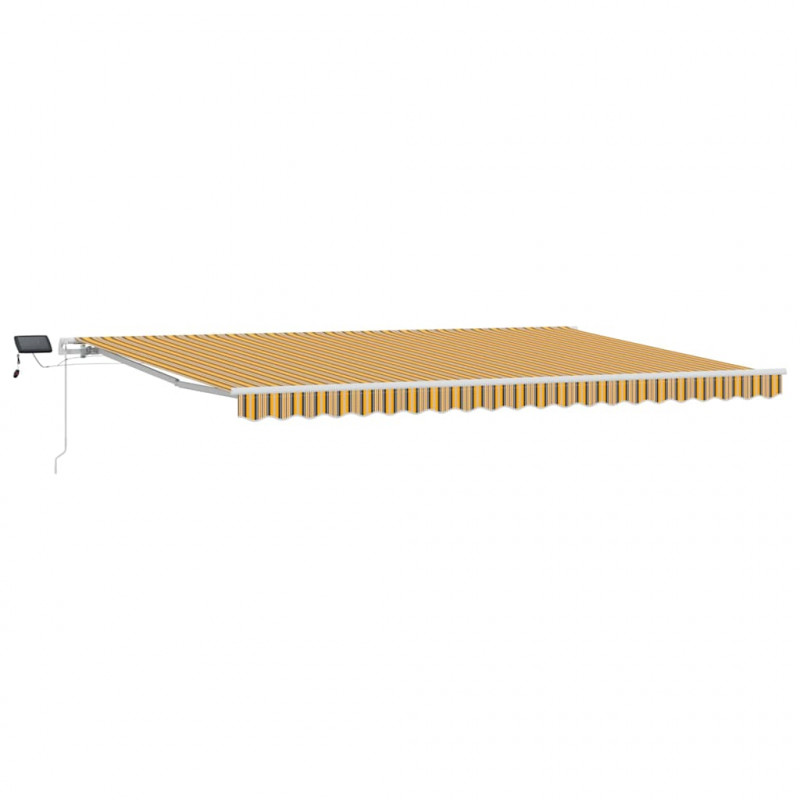 Markiza zwijana Wielokolorowe 500 × 300 cm Tkanina i Stal