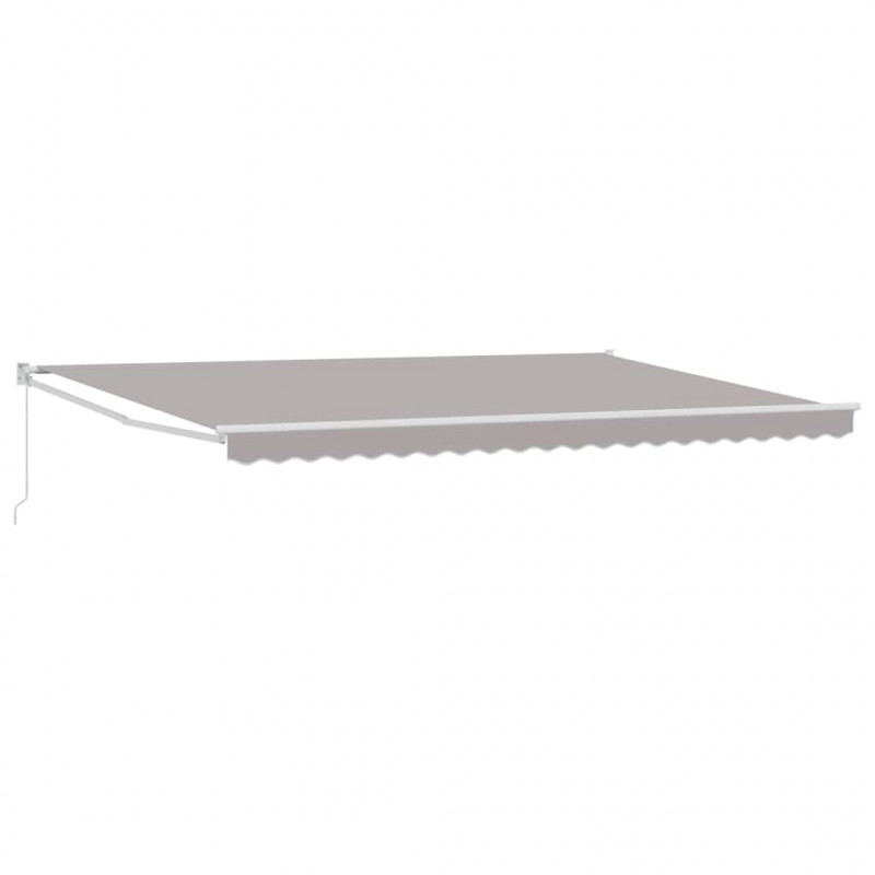 Markiza Jasnoszary 500 x 300 x 165 cm Poliester i Metal