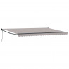 Markiza Jasnoszary 500 x 300 x 165 cm Poliester i Metal