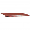 Markiza zwijana pomarańczowy i brązowy 600 × 300 cm