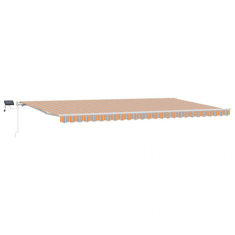 Markiza zwijana Wielokolorowe 600 × 300 cm Tkanina i Stal