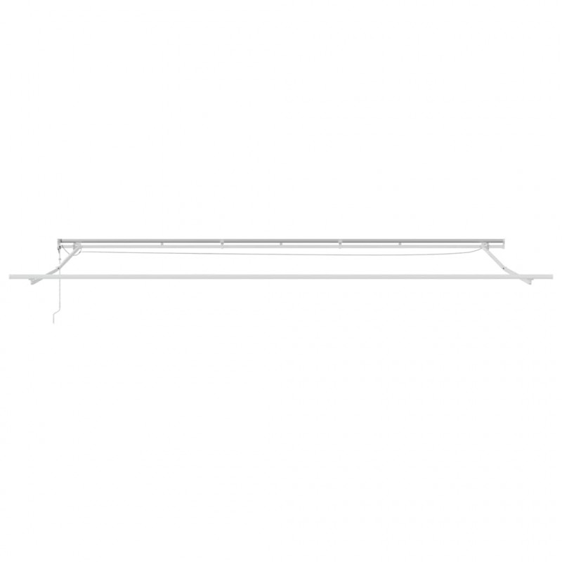 Markiza zwijana Ze LED Lights Żółty i pomarańczowy 600 × 350 cm
