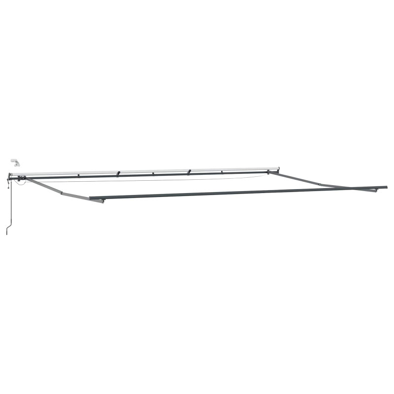 Tkanina Zadaszenia z Czerwony 600 × 350 cm Poliester