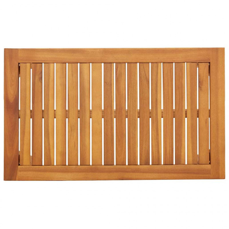 Zestaw Sof na Ogród 5 pcs Brązowy Lite Drewno Akacji