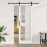 Drzwi przesuwne ORKDAL Biały i czarny 78 x 232 cm