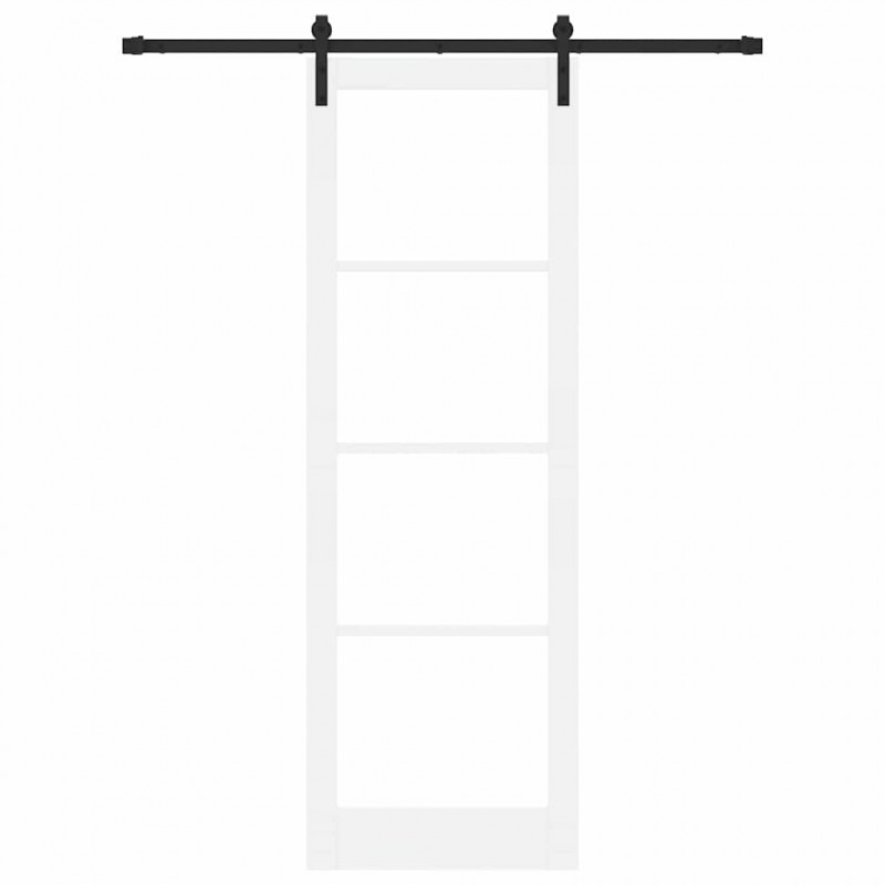 Drzwi przesuwne ORKDAL Biały i czarny 78 x 232 cm