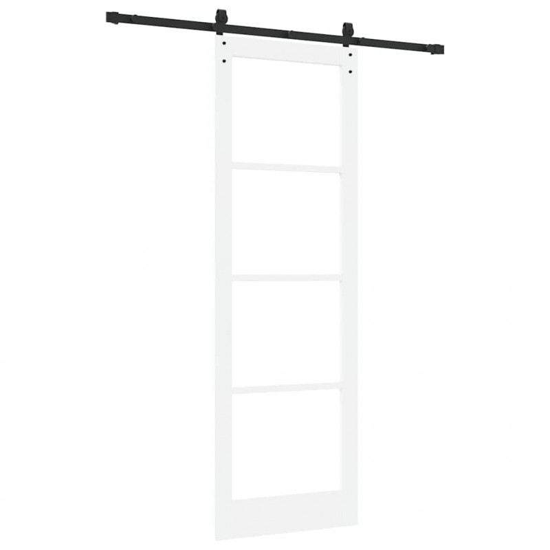 Drzwi przesuwne ORKDAL Biały i czarny 78 x 232 cm