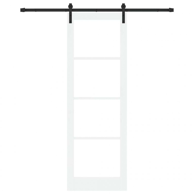 Drzwi przesuwne ORKDAL Biały i czarny 78 x 232 cm