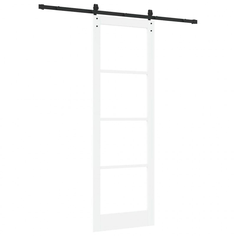 Drzwi przesuwne ORKDAL Biały i czarny 78 x 232 cm