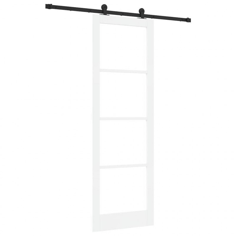Drzwi przesuwne ORKDAL Biały i czarny 78 x 232 cm