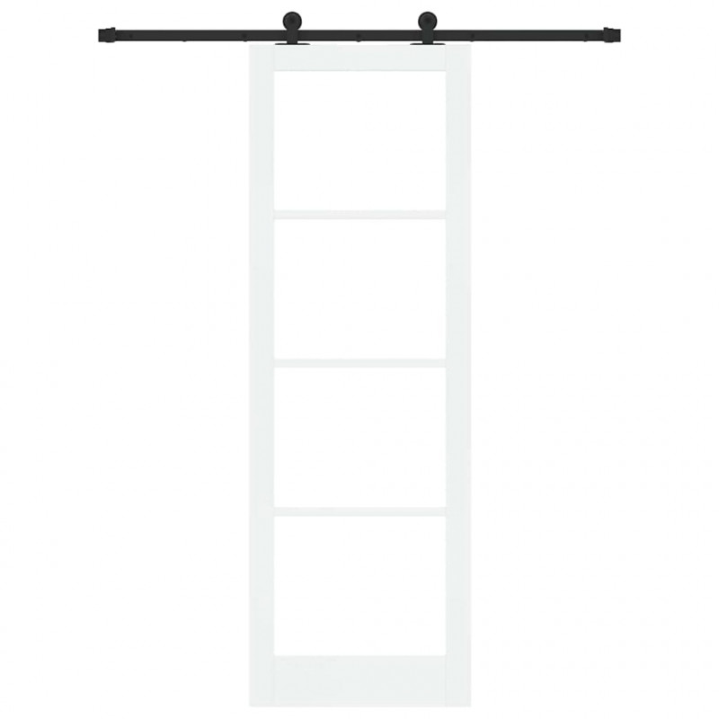 Drzwi przesuwne ORKDAL Biały i czarny 78 x 232 cm