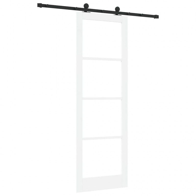 Drzwi przesuwne ORKDAL Biały i czarny 78 x 232 cm