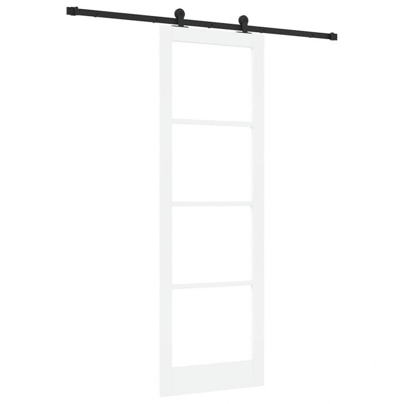 Drzwi przesuwne ORKDAL Biały i czarny 78 x 232 cm