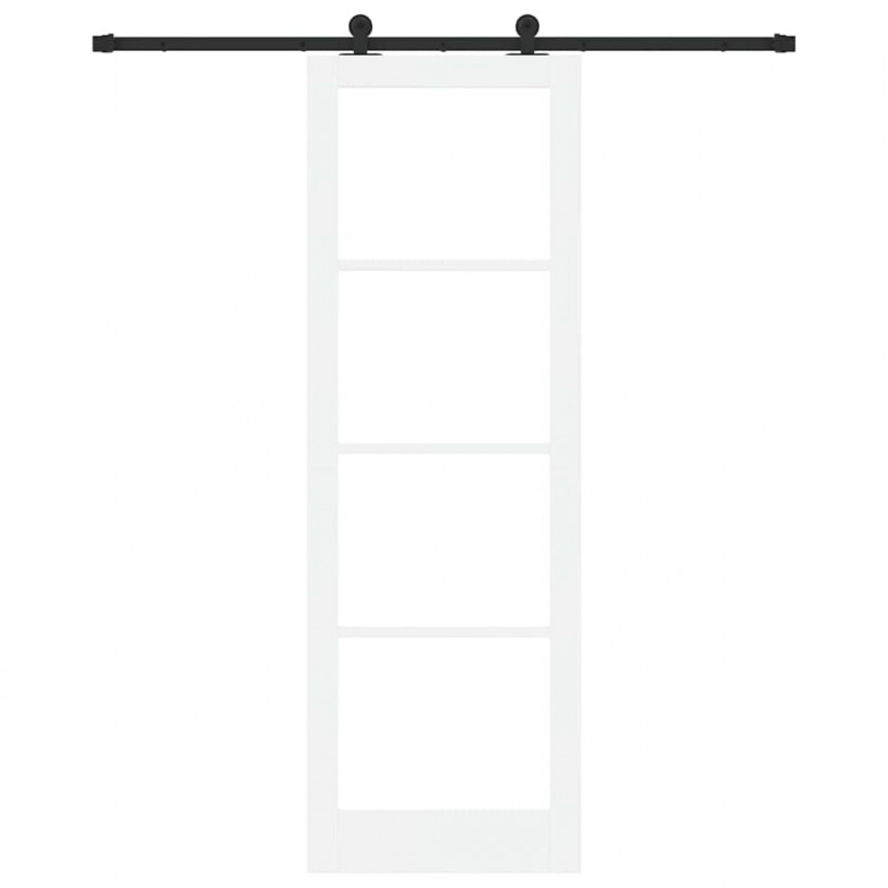 Drzwi przesuwne ORKDAL Biały i czarny 78 x 232 cm