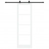 Drzwi przesuwne ORKDAL Biały i czarny 78 x 232 cm