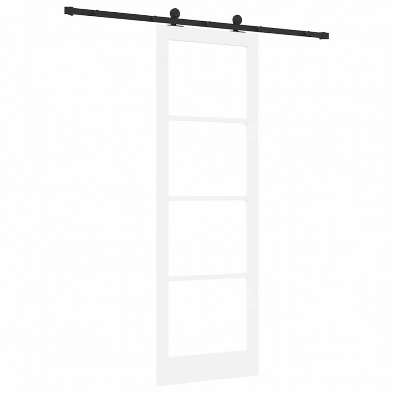 Drzwi przesuwne ORKDAL Biały i czarny 78 x 232 cm