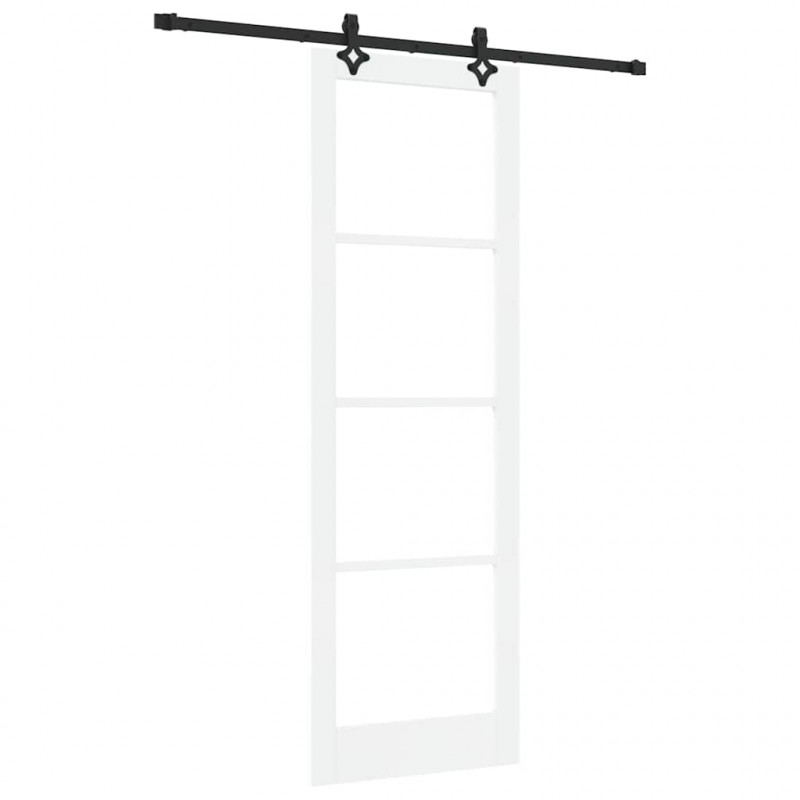 Drzwi przesuwne ORKDAL Biały i czarny 78 x 232 cm
