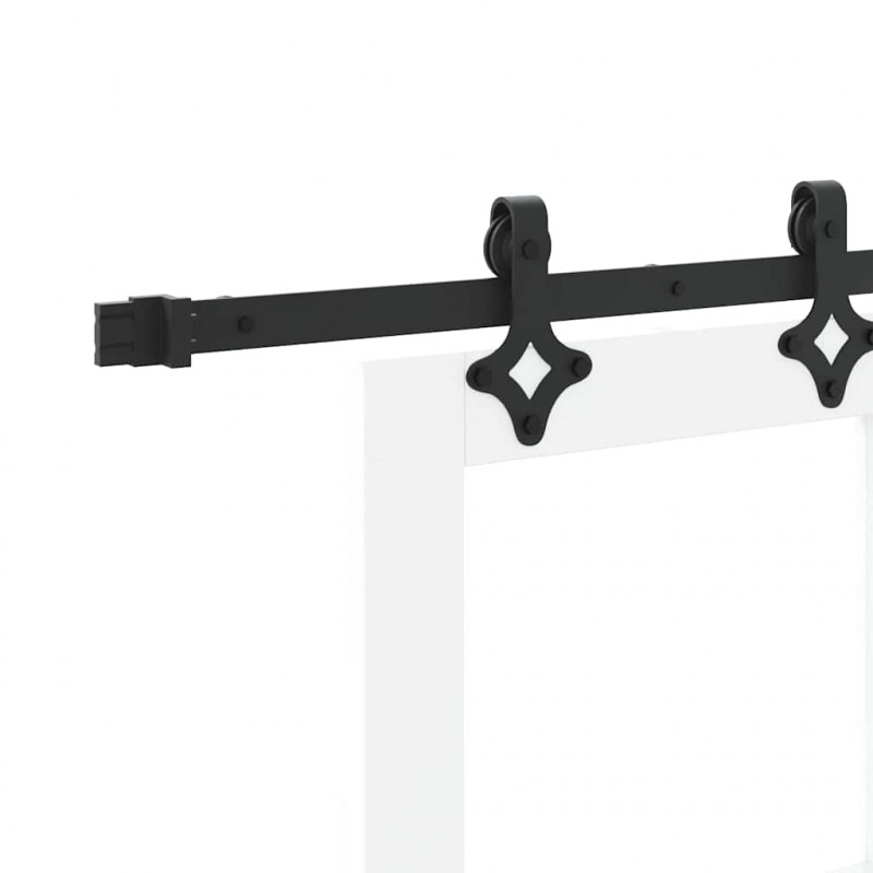 Drzwi przesuwne ORKDAL Biały i czarny 78 x 232 cm
