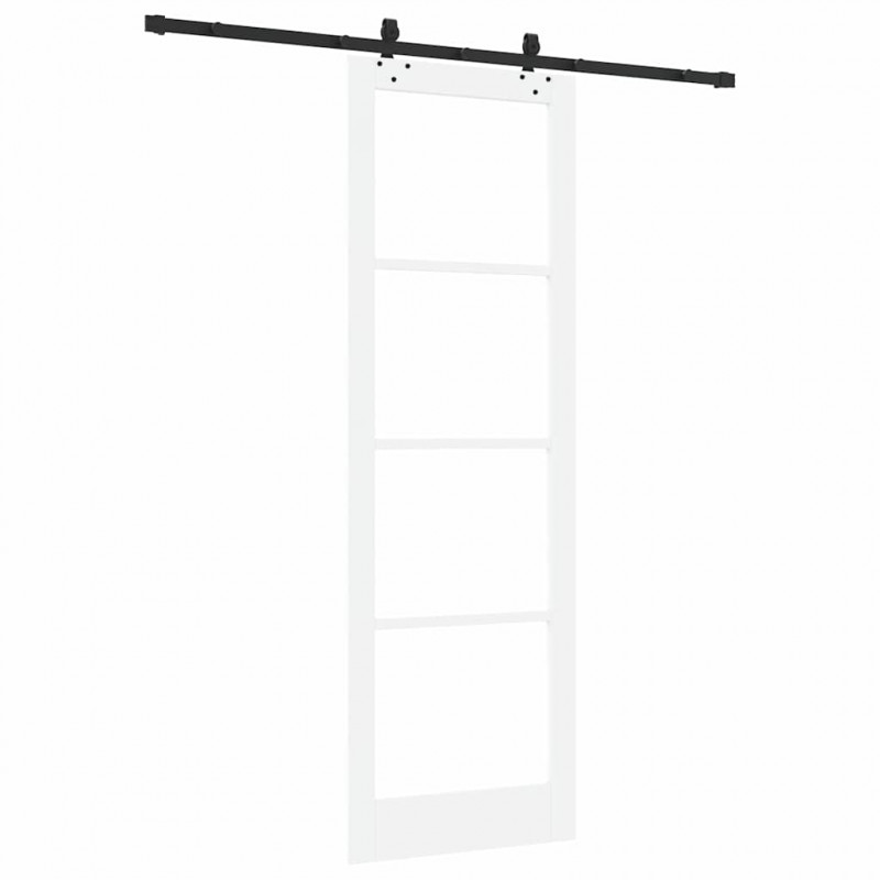 Drzwi przesuwne ORKDAL Biały i czarny 78 x 232 cm