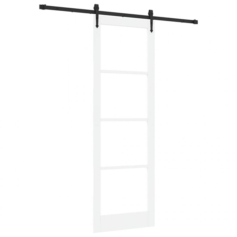 Drzwi przesuwne Biały i czarny 78 x 232 cm