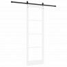 Drzwi przesuwne Biały i czarny 78 x 232 cm