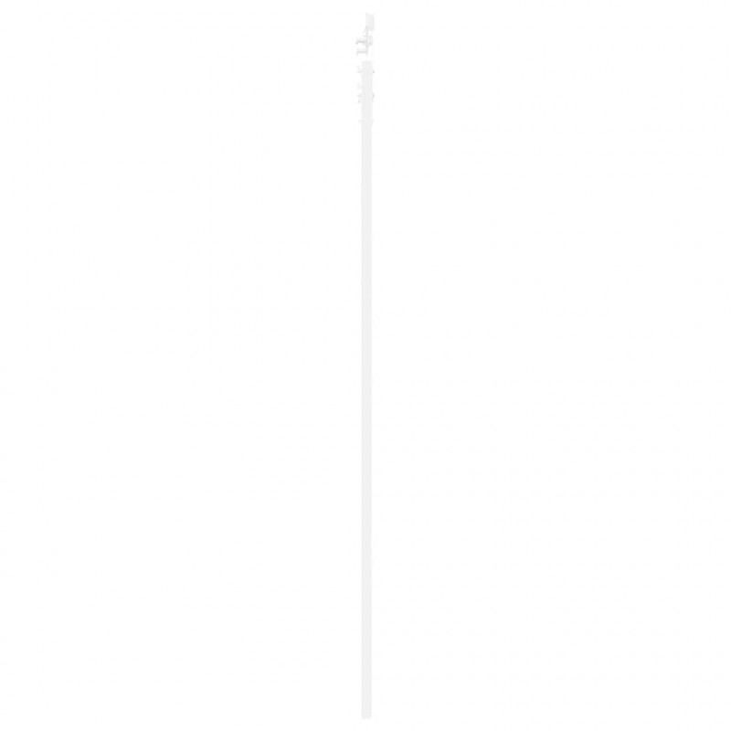 Drzwi przesuwne Biały 78 x 232 cm Lite drewno sosnowe i szkło