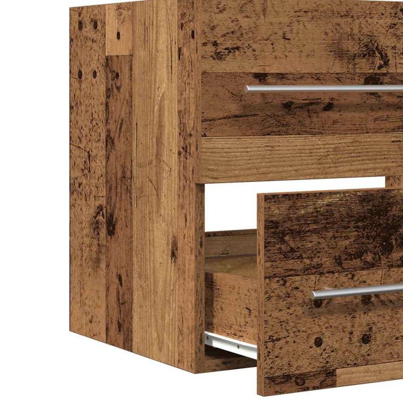 Szafka pod umywalkę z szufladą 2 pcs Stare drewno