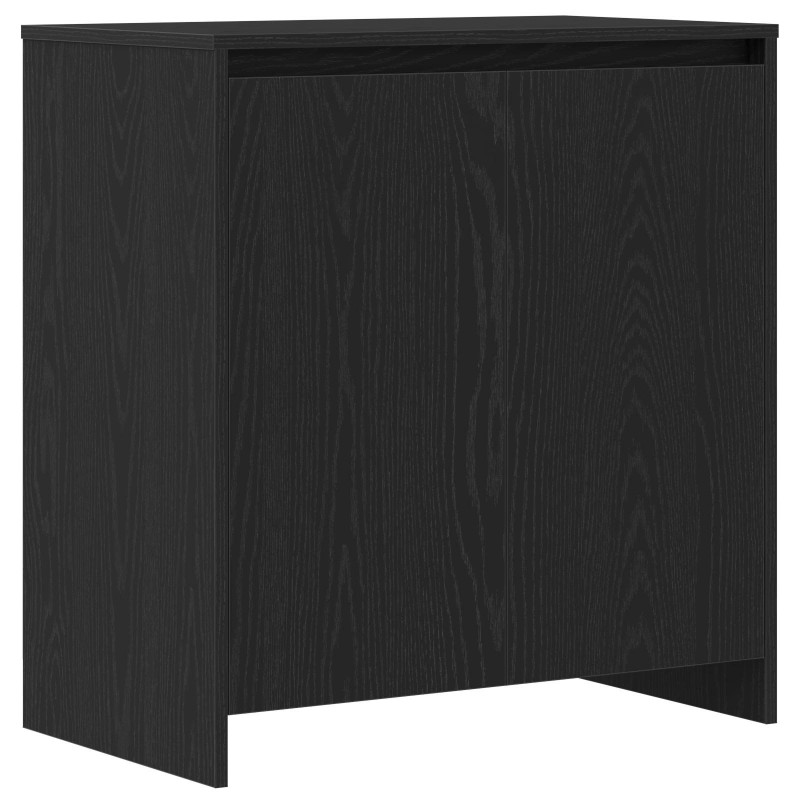 Bufet 3 pcs Czarny 70 x 41 x 75 cm Materiał drewnopochodny