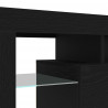 Szafka pod telewizor 2 pcs Czarny Dąb 260 x 37 x 40 cm