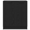 Bufet 3 pcs Czarny Dąb 180 x 30 x 70 cm Materiał drewnopochodny