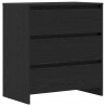 Bufet 2 pcs Czarny 70 x 41 x 75 cm Materiał drewnopochodny