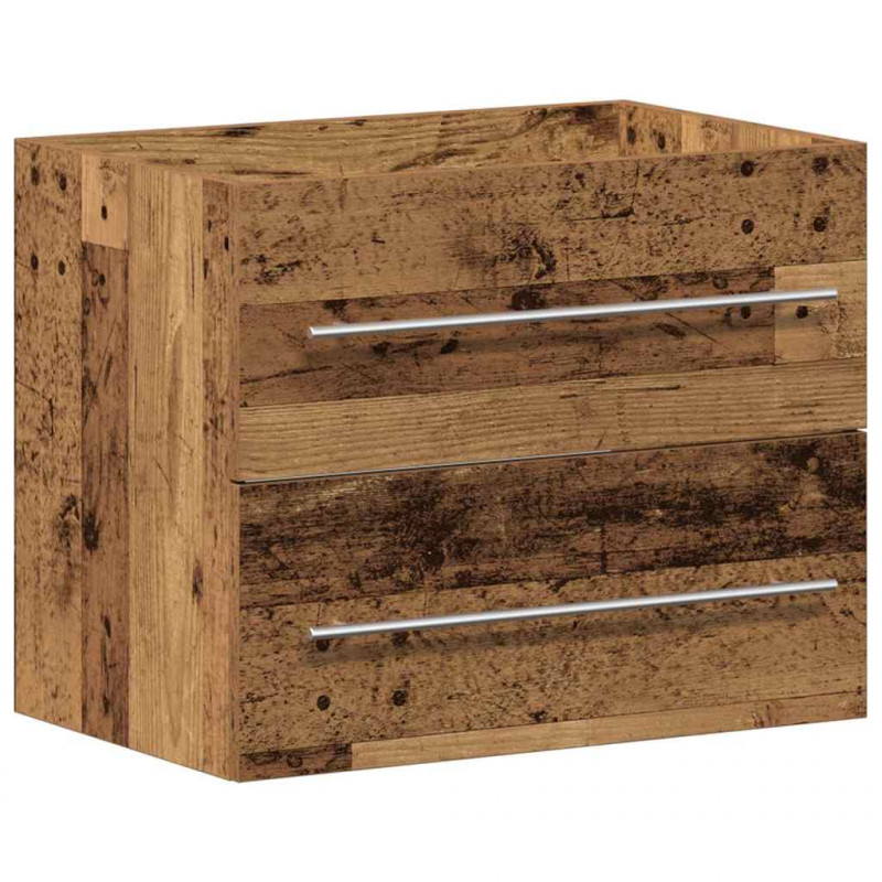Szafka pod umywalkę z szufladą 2 pcs Stare drewno