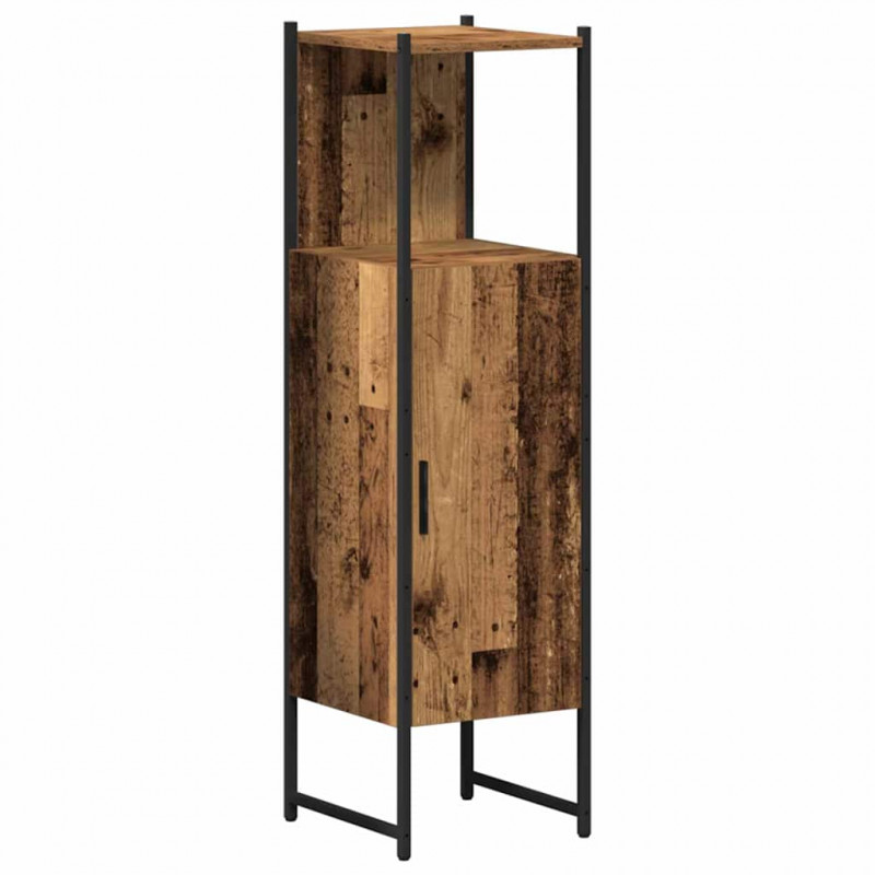 Zestaw mebli łazienkowych 3 pcs Brązowy Materiał drewnopochodny