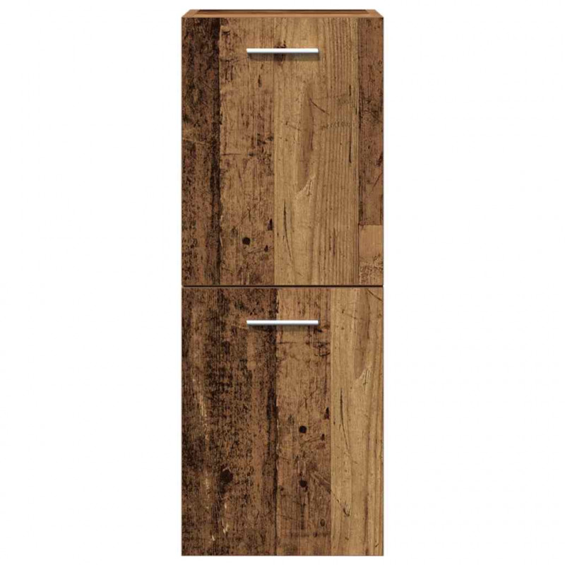 Zestaw mebli łazienkowych 4 pcs Brązowy Materiał drewnopochodny