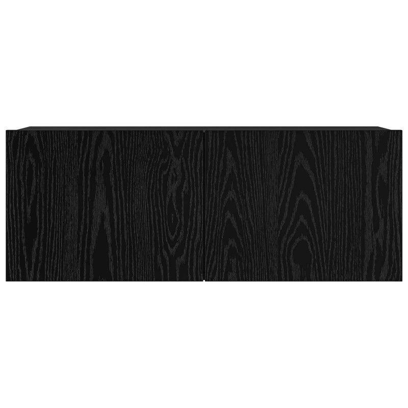 Zestaw szafek RTV 6 pcs Czarny Dąb 100 x 30 x 30 cm