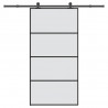 Drzwi przesuwne a akcesoriami, 102,5x205 cm, ESG i aluminium