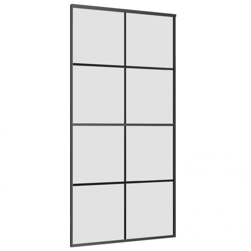 Drzwi przesuwne a akcesoriami, 102,5x205 cm, ESG i aluminium