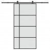 Drzwi przesuwne a akcesoriami, 102,5x205 cm, ESG i aluminium
