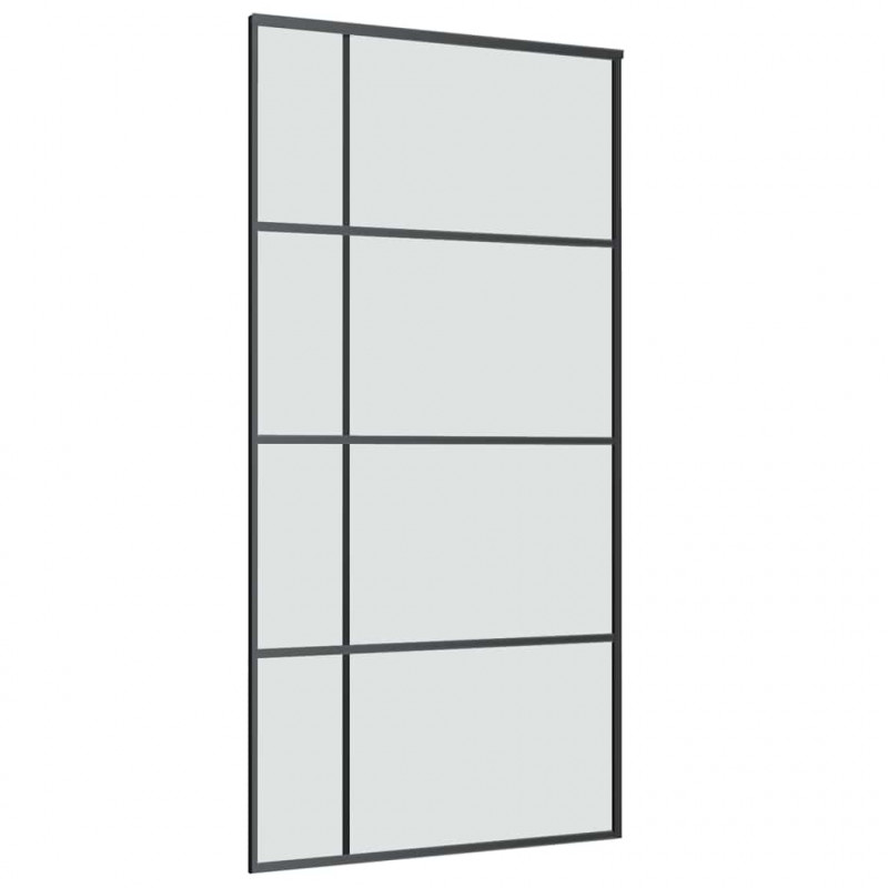 Drzwi przesuwne a akcesoriami, 102,5x205 cm, ESG i aluminium
