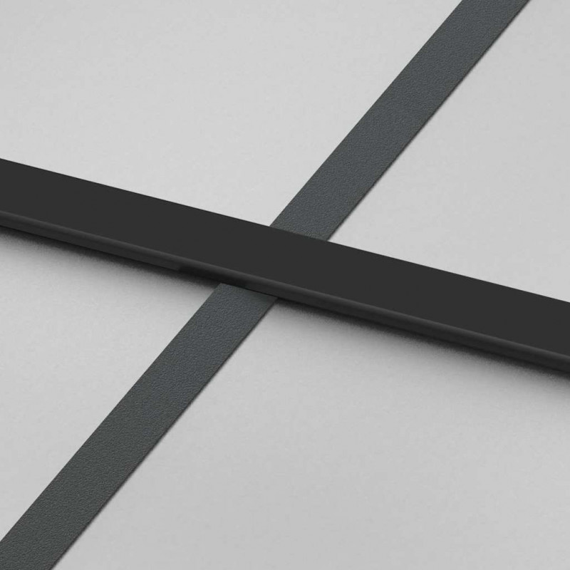 Drzwi przesuwne z zestawem okuć Szkło hartowane i aluminium