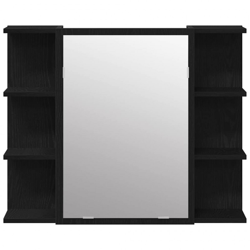 Zestaw mebli łazienkowych 3 pcs Czarny 30 x 30 x 179,5 cm