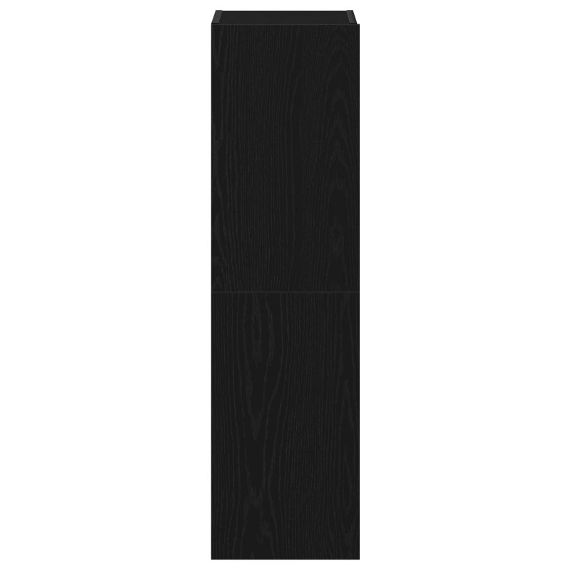 Zestaw szafek RTV 4 pcs Czarny Dąb 130,5 x 30 x 140 cm