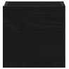 Zestaw szafek RTV 4 pcs Czarny Dąb 130,5 x 30 x 140 cm