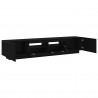 Zestaw szafek RTV Ze LED Lights 2 pcs Czarny 200 x 35 x 40 cm