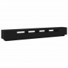 Zestaw szafek RTV Ze LED Lights 3 pcs Czarny 300 x 35 x 40 cm