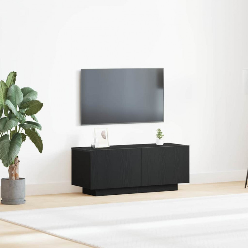 Szafka pod telewizor Czarny Dąb 100 x 35 x 40 cm