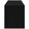 Szafka Nocna Czarny Dąb 60 x 35 x 40 cm Materiał drewnopochodny
