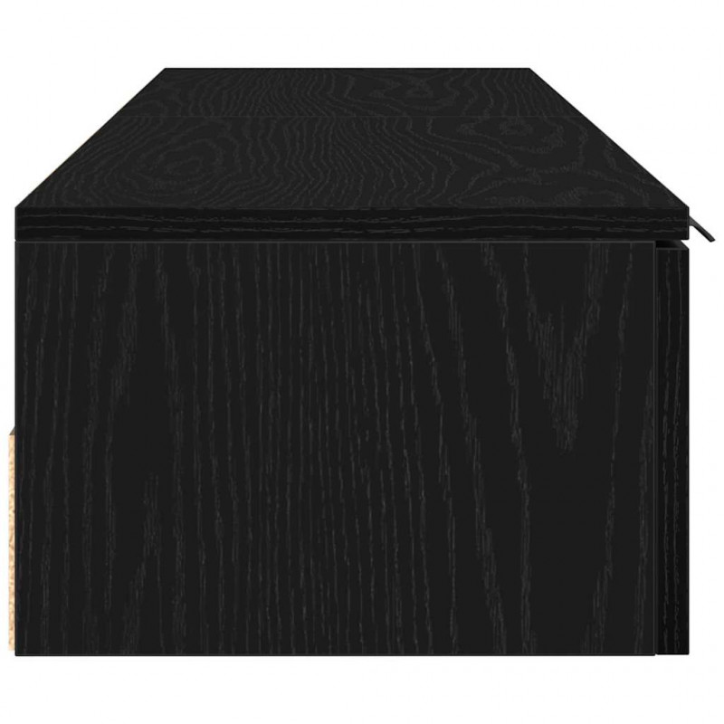Szafka wisząca z szufladą 2 pcs Czarny Dąb 68 x 30 x 20 cm