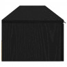Szafka wisząca z szufladą 2 pcs Czarny Dąb 102 x 30 x 20 cm