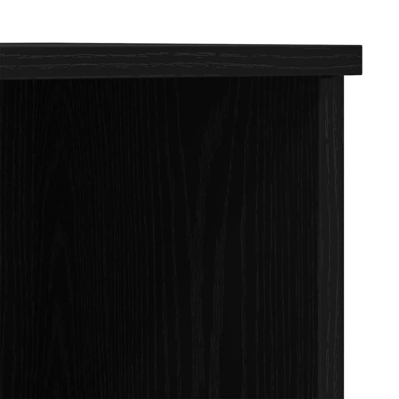 Highboard Czarny Dąb 132 x 35,5 x 103,5 cm